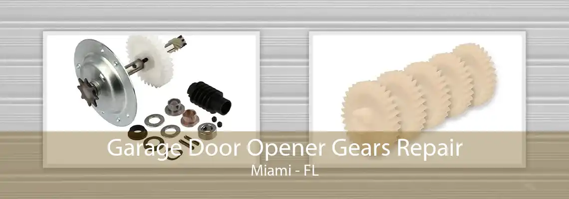 Garage Door Opener Gears Repair Miami - FL