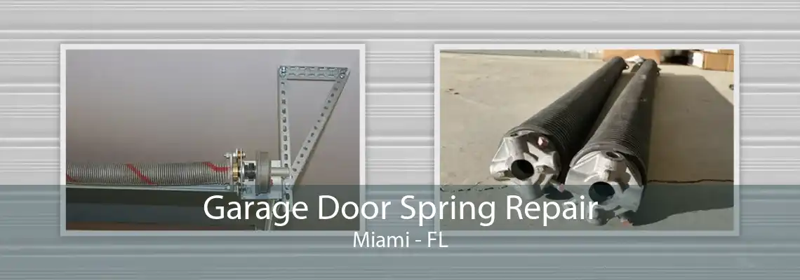 Garage Door Spring Repair Miami - FL