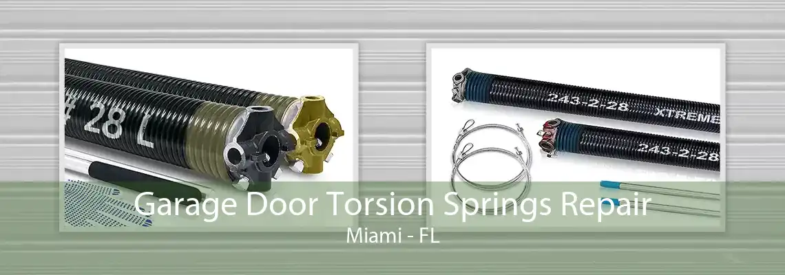 Garage Door Torsion Springs Repair Miami - FL